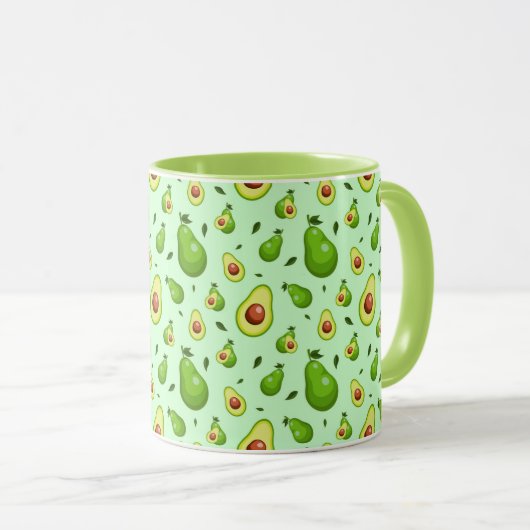 Avocado Tasse (VorderseiteRechts)