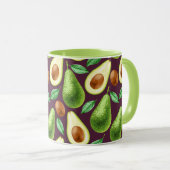 Avocado-Tasse Tasse (VorderseiteRechts)