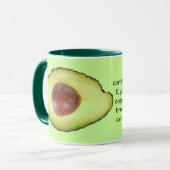 Avocado-Tasse Tasse (Vorderseite Links)
