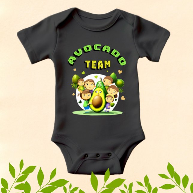 Avocado-Team Baby Strampler (Von Creator hochgeladen)