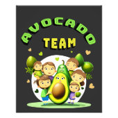 Avocado-Team Fotodruck (Vorne)