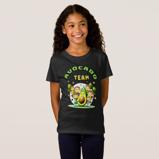 Avocado-Team T-Shirt (Vorne ganz)