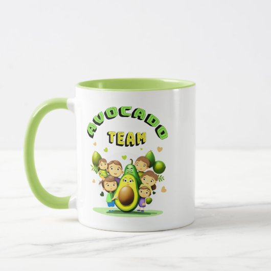 Avocado-Team Tasse (Links)