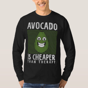 Avocado Therapie Guacamole Toast gesundes Fett Obs T-Shirt