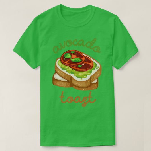 Avocado Toast 2 1 T-Shirt (Design vorne)