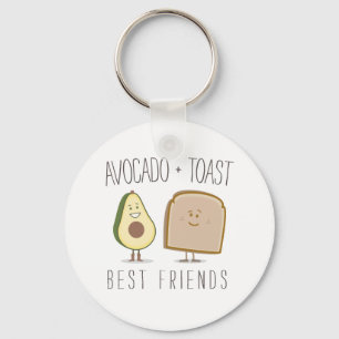 Avocado + Toast Best Friends Funny Keychain Schlüsselanhänger