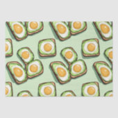 Avocado Toast Brunch Seidenpapier (Vorderseite)