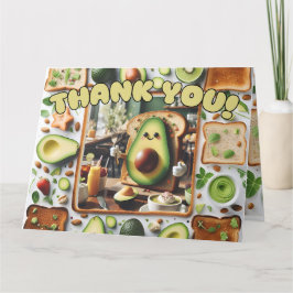 Avocado Toast - Danke Karte