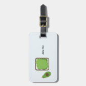 Avocado Toast Gepäckanhänger (Vorderseite vertikal)