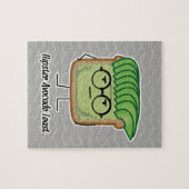 Avocado-Toast-Hipsterglas-Schmiererhaar Puzzle (Horizontal)