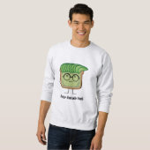 Avocado-Toast-Hipsterglas-Schmiererhaar Sweatshirt (Vorne ganz)