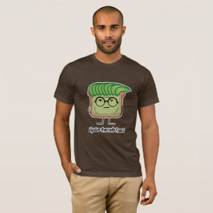 Avocado-Toast-Hipsterglas-Schmiererhaar T-Shirt