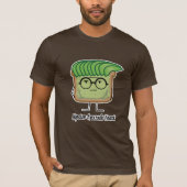 Avocado-Toast-Hipsterglas-Schmiererhaar T-Shirt (Vorderseite)