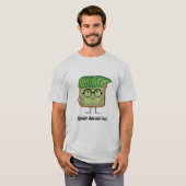 Avocado-Toast-Hipsterglas-Schmiererhaar T-Shirt (Vorne ganz)