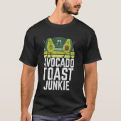 Avocado Toast Junkie Avocado T-Shirt (Vorderseite)