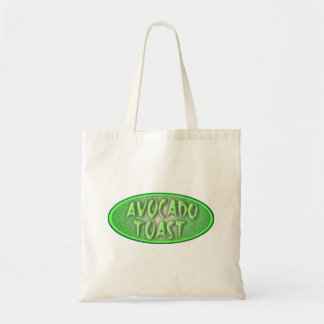 Avocado Toast Liebe Retro Decal Style Spaß Tragetasche