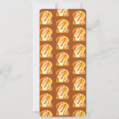 Avocado Toast mit Ei- und Tomatenkarte (Rückseite)