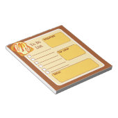 Avocado Toast mit Eiern und Tomaten Notizblock (angewinkelt)