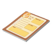 Avocado Toast mit Eiern und Tomaten Notizblock (Rotiert)