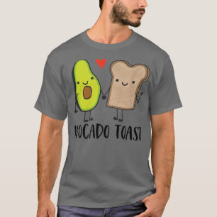 Avocado Toast Niedlicher Cartoon T T-Shirt