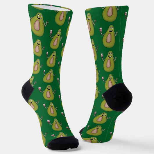Avocado Toast Socken (Gewinkelt)
