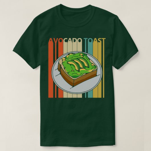 Avocado Toast spendet Vintagen Avocado Toast T-Shirt (Design vorne)