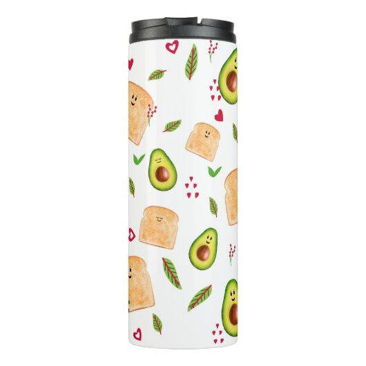 Avocado Toast Thermal Tumbler Thermosbecher (Rückseite)