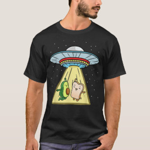 Avocado Toast Ufo Entführung T-Shirt