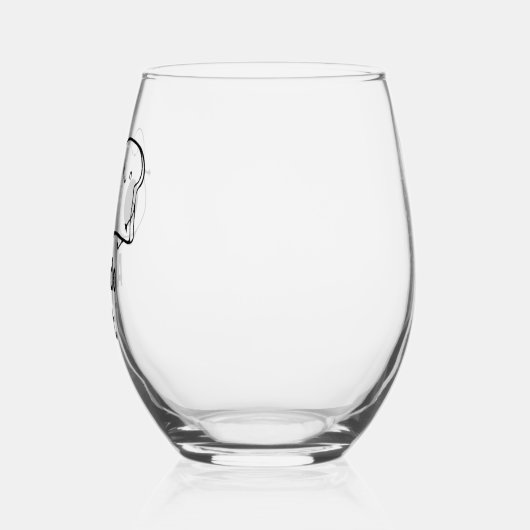 Avocado Toast Weinglas Weinglas Ohne Stiel (Links)