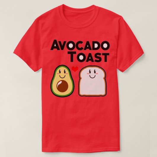 Avocado Toastaufkleber 3 T-Shirt (Design vorne)