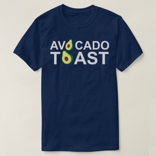 Avocado ToastAvocado & Guacamole Lover& Gift  T-Shirt (Design vorne)