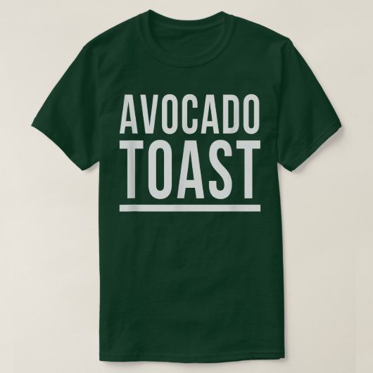 Avocado ToastGesunde Fette Frühstück Sauberes Esse T-Shirt (Design vorne)