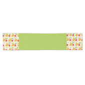 Avocado Tomato Salad Greenery Muster Kurzer Tischläufer (Horizontal)