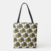Avocado-Tragetaschen Tasche (Rückseite)