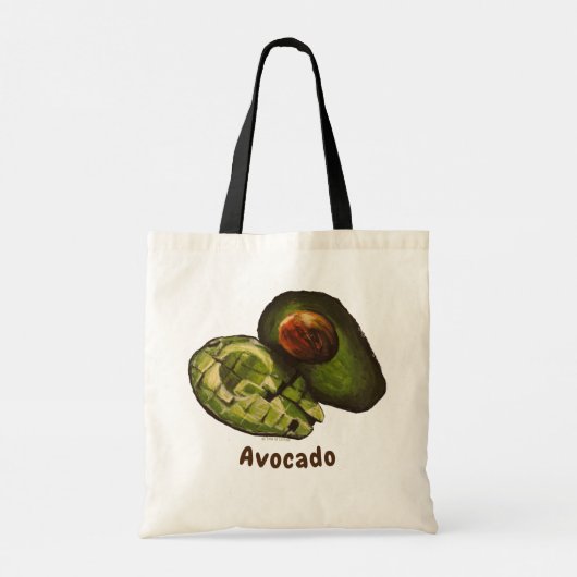 Avocado-Tragetaschen Tragetasche (Rückseite)