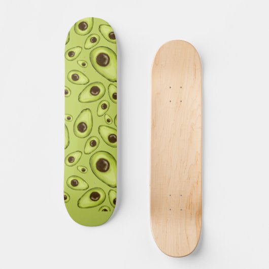 Avocado-Traum Skateboard (Vorderseite)