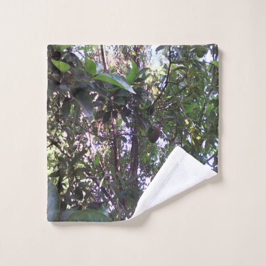 Avocado Tree Badhandtuch Set (Waschlappen)