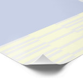 Avocado Tree Blush Mute Geometric Poster (Ecke)