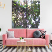 Avocado Tree - Dunkelgrüner Schnitt Leinwanddruck (Insitu (Wohnzimmer))