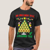 Avocado Tree Funny Food Vegan Christmas Gift T-Shirt (Vorderseite)