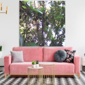 Avocado Tree - Olive green trim Leinwanddruck (Insitu (Wohnzimmer))