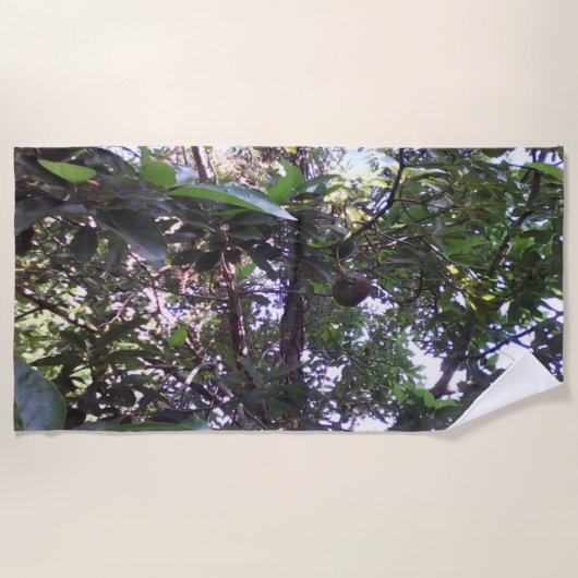 Avocado Tree Strandtuch (Vorderseite)