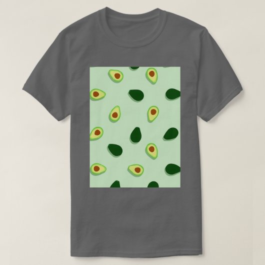 Avocado Tropical Delicious Splendid Palm T-Shirt (Design vorne)
