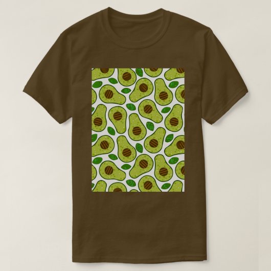 Avocado Tropical Exotic Tropical Draft T-Shirt (Design vorne)