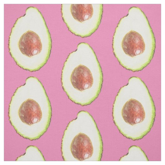Avocado Tropical Fruit Stoff (Muster)
