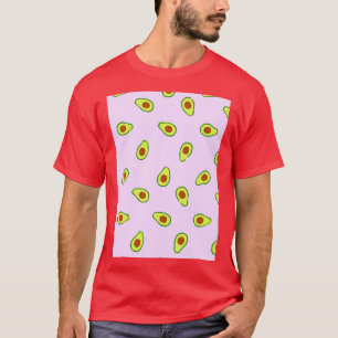 Avocado tropische Früchte Sommermuster T-Shirt