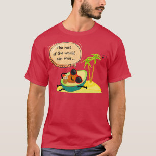 Avocado tropische Insel T-Shirt