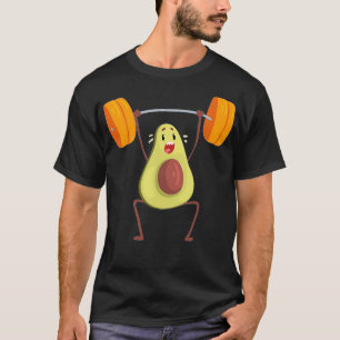 Avocado Übungen mit Barbarei lustige Installation T-Shirt