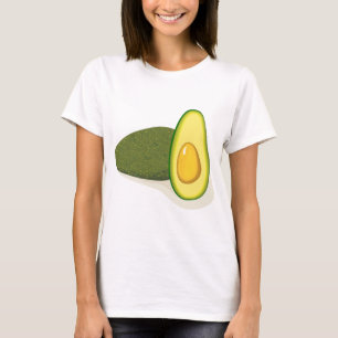 Avocado und Basic T-Shirt