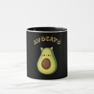 Avocado und Cat Lovers. AVOCATO-Tasse Tasse
